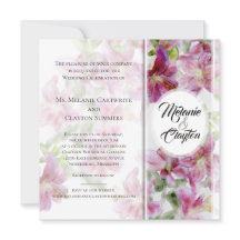 Lirios Stargazer Acuarela