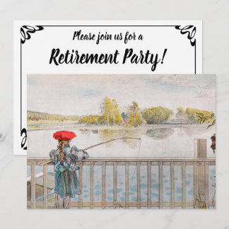 Invitación Lisbet Pescando de Carl Larsson, Fiesta de Jubilac