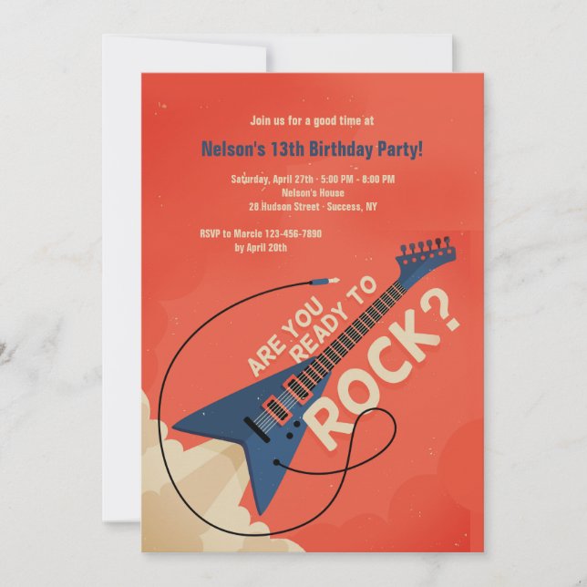 Invitación lista para rodar (Anverso)