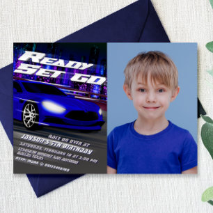 Invitación Listo, Configurado, Vamos con Imagen