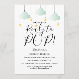 Invitación Listo para activar el Baby Shower neutral de Twink
