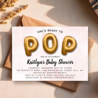 ¡Listo Para Contaminar! Baby Shower moderno