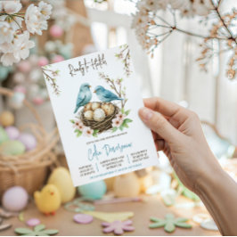 Invitación ¡Listo para eclosionar! Cumpleaños de Aves Anidan