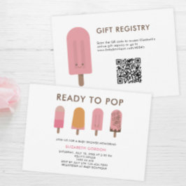 Invitación Listo para estallar Código QR del Registro de la F