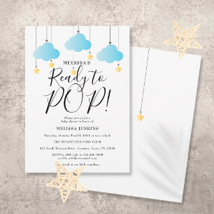Invitación Listo para estallar Twinkle Twinkle Niño Baby Show