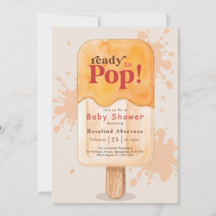 Invitación Listo para explotar Cumpleaños de bebé con paletas