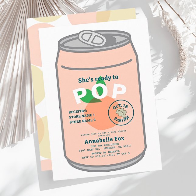 Invitación Listo para explotar Lata de refresco Chica blanca  (Subido por el creador)