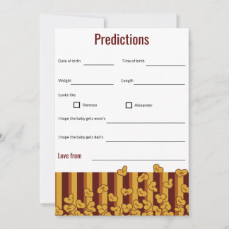 Invitación Listo para hacer pop película prepredicciones de j