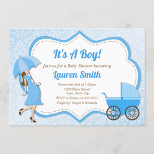 Invitación Listo Para Hacer Que El Chico Invitado De Baby Sho