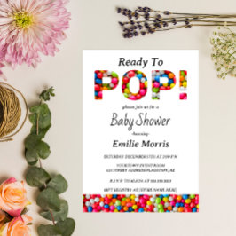 Invitación Listo Para Pop Baby Shower