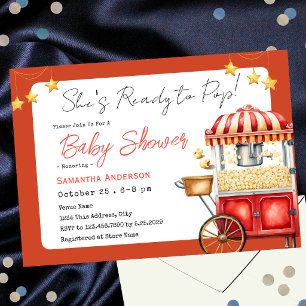 Invitación Listo para reventar Dulces para baby shower Palomi