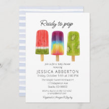 Listo para usar Baby Shower Popsicle