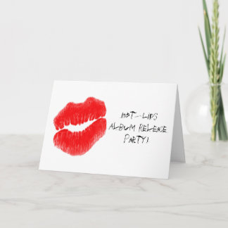 Invitación Litros calientes rojos I