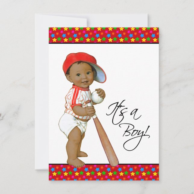 Invitación Little All Star Baby Shower (Anverso)