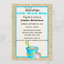 Little Beach Baby Verde azulada Sand Pail Baby Sho