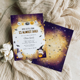 Invitación Little Boo Baby Shower, Halloween Baby Shower