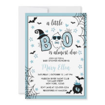 LITTLE BOO BLUE HALLOWEEN BABY SHOWER