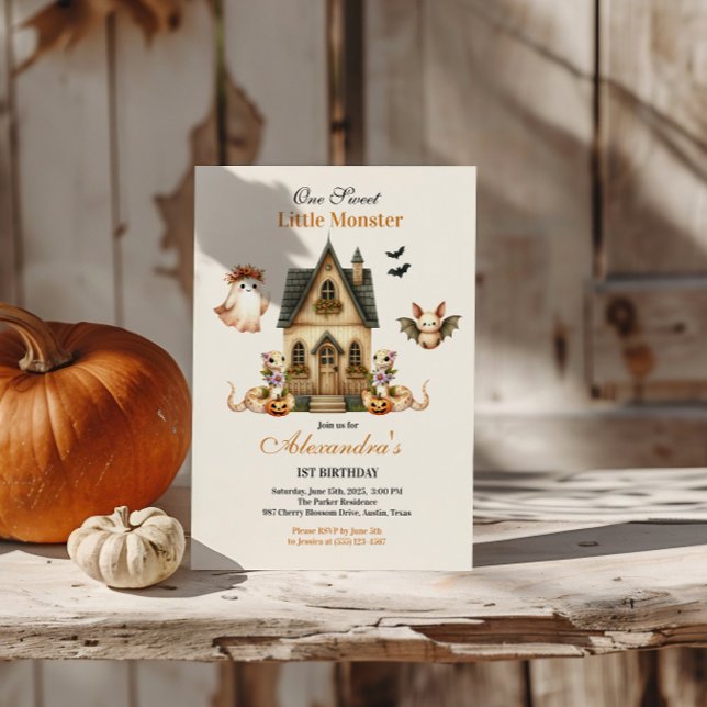 Invitación Little Boo Boho Birday Bash (Subido por el creador)