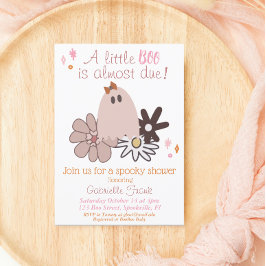Invitación Little Boo Chica Baby Shower
