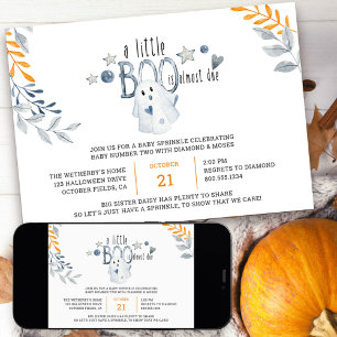 Invitación Little Boo está casi lista para la lluvia de bebé