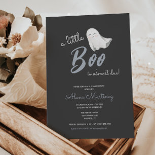 Invitación Little Boo Halloween Baby Shower  