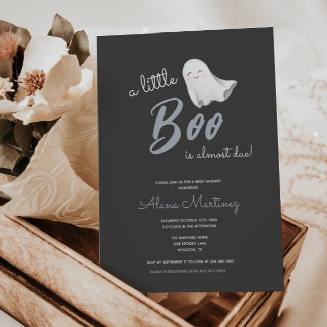Invitación Little Boo Halloween Baby Shower | (Subido por el creador)