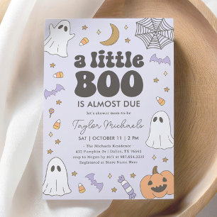 Invitación Little Boo Halloween Baby Shower