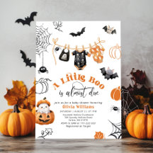 Little Boo is Due Boy Clothesline de la ducha de b