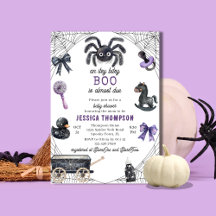 Little Boo Itsy Bitsy Spider Halloween Baby Shower