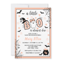 LITTLE BOO PINK HALLOWEEN BABY SHOWER