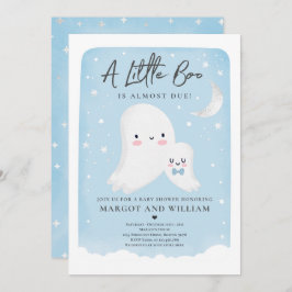 Invitación Little Boo Shower Halloween Ghost Baby Shower