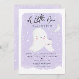 Invitación Little Boo Shower Halloween Ghost Baby Shower