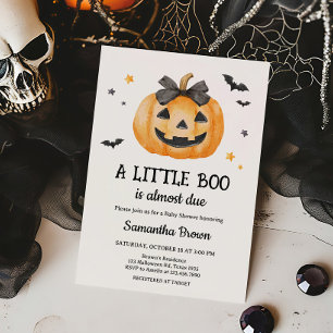 Invitación Little Boo Spookkin Pumpkin Baby Shower