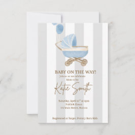 Invitación Little Boy Blue Ducha