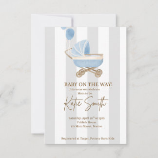 Invitación Little Boy Blue Shower