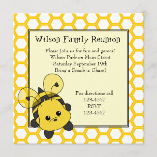 Invitación Little Bumble Bee Cutie