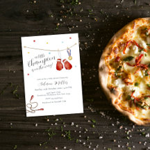 Little Champion Medal Boxing Sport Baby Shower