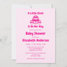 Invitación Little Chick Easter Baby Shower