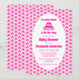 Invitación Little Chick Easter Baby Shower