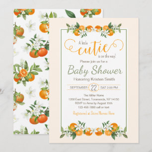 Invitación Little Cutie Baby Shower