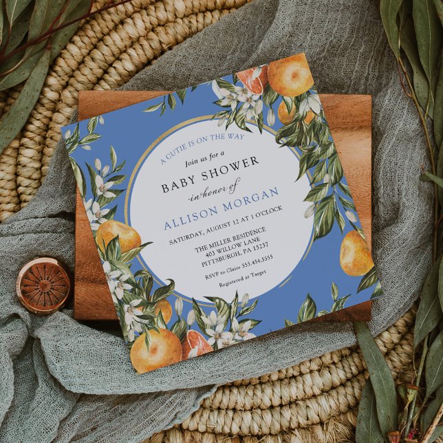 Invitación Little Cutie Baby Shower (Subido por el creador)