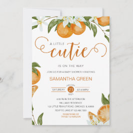 Invitación Little Cutie Baby Shower