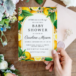 Invitación Little Cutie Citrus Baby Shower