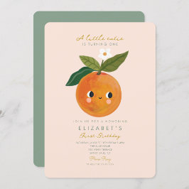 Invitación Little Cutie está invitando a un cumpleaños