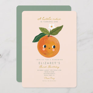 Invitación Little Cutie está invitando a un cumpleaños