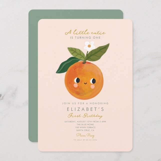 Invitación Little Cutie está invitando a un cumpleaños (Subido por el creador)