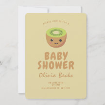 Little Cutie Kiwi Baby Shower