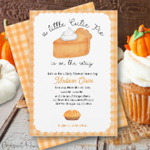 Little Cutie Pie - Autumt Fall Baby Shower