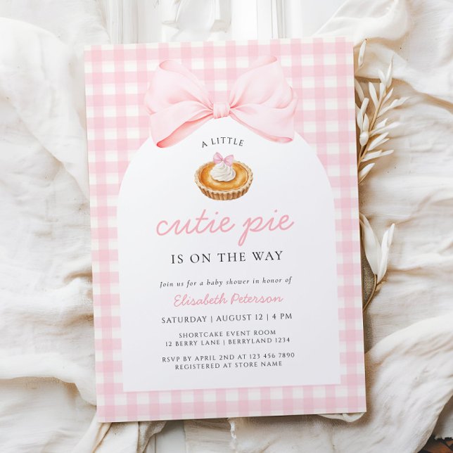 Invitación Little Cutie Pie Baby Shower (Subido por el creador)