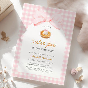 Invitación Little Cutie Pie Baby Shower